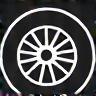 Rim and Tire Detailing Icon